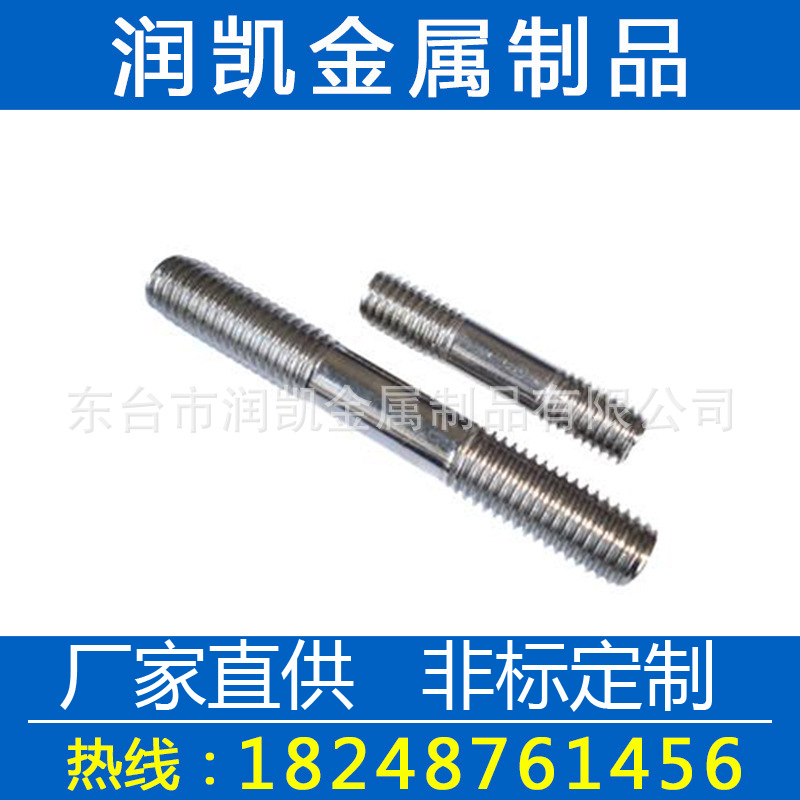 高强度加大加长螺丝双头螺栓螺母